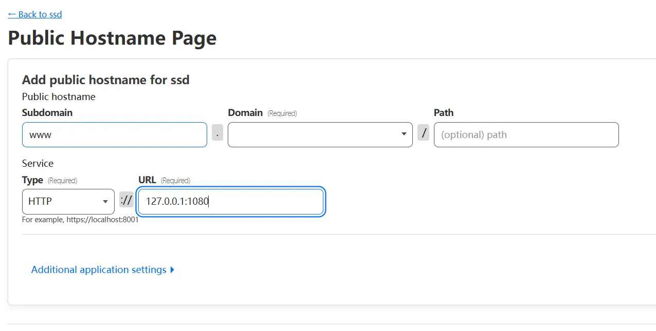 add a hostname 