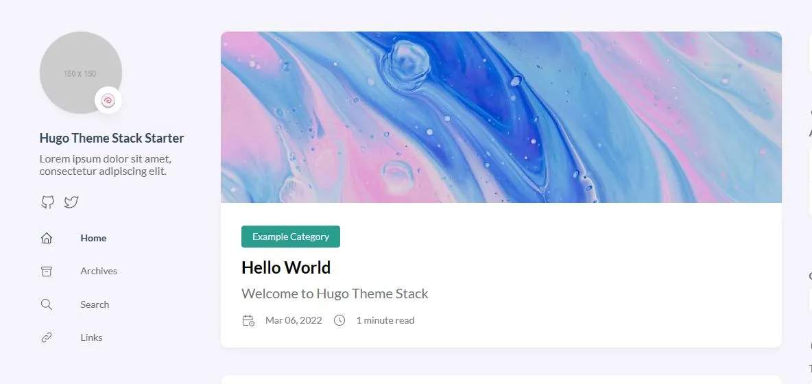 使用hugo stack主题快速搭建博客